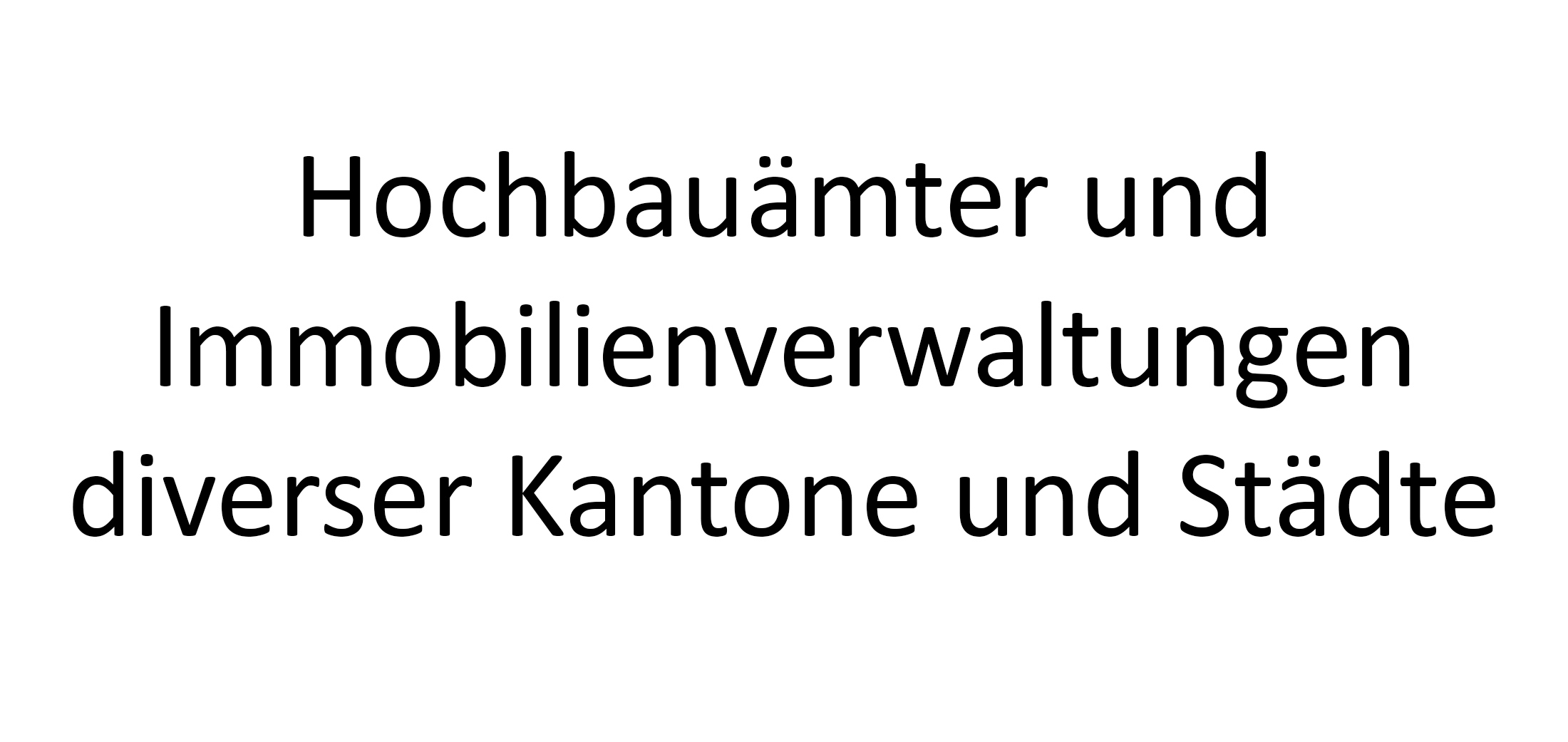 Hochbauämter